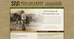 Desktop Screenshot of mcallenranch.com