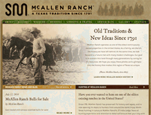 Tablet Screenshot of mcallenranch.com